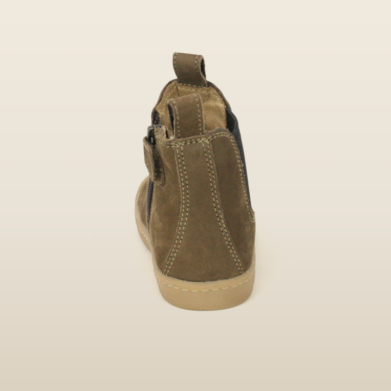 Brown winter Janne boot viewed from behind