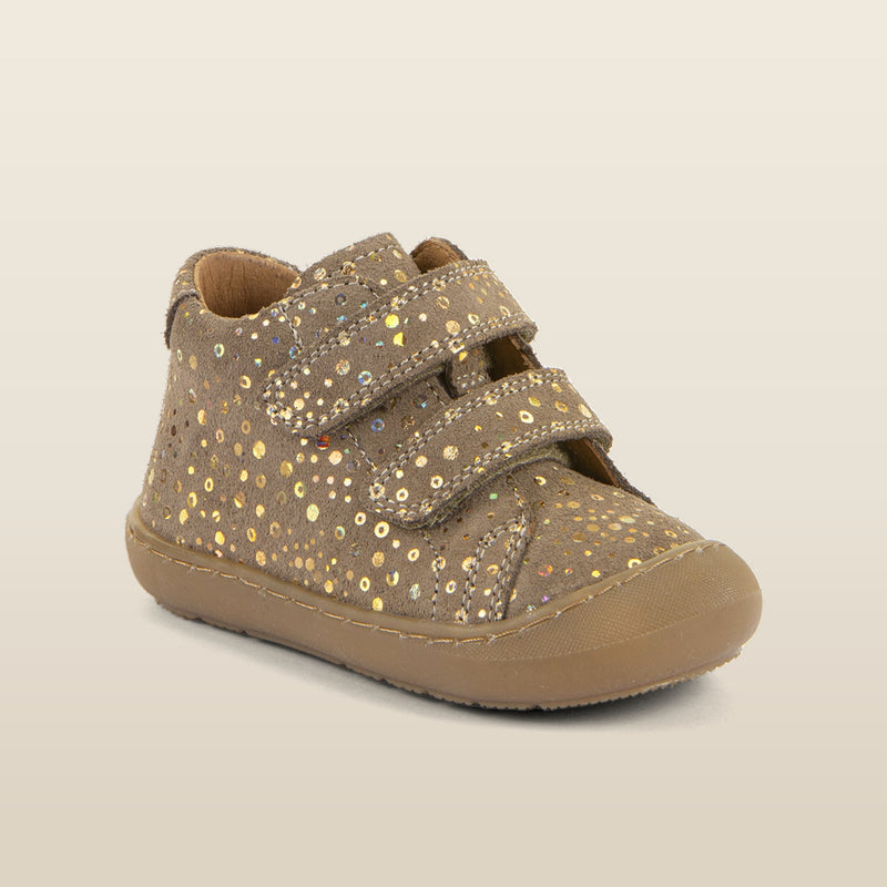 Froddo Ollie S, Gold Dots, three-quarter view